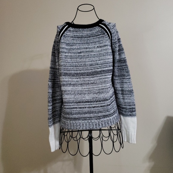 Lilla P Marled Cashmere Blend Sweater Stretch - Picture 2 of 6